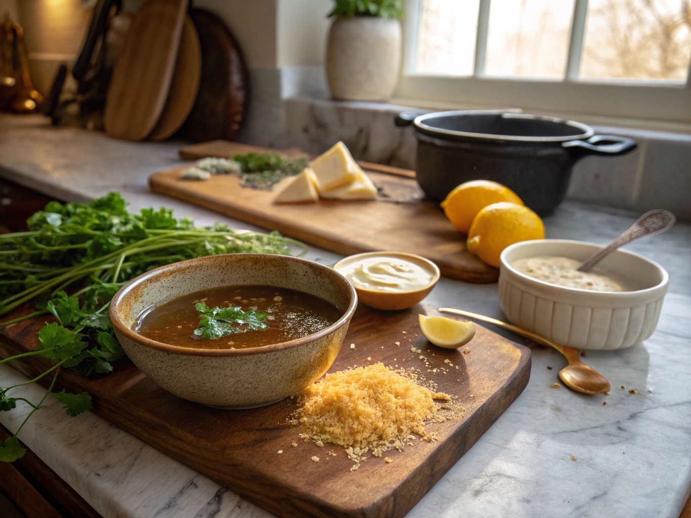 Boost Bone Broth Flavor with Miso & Nutritional Yeast