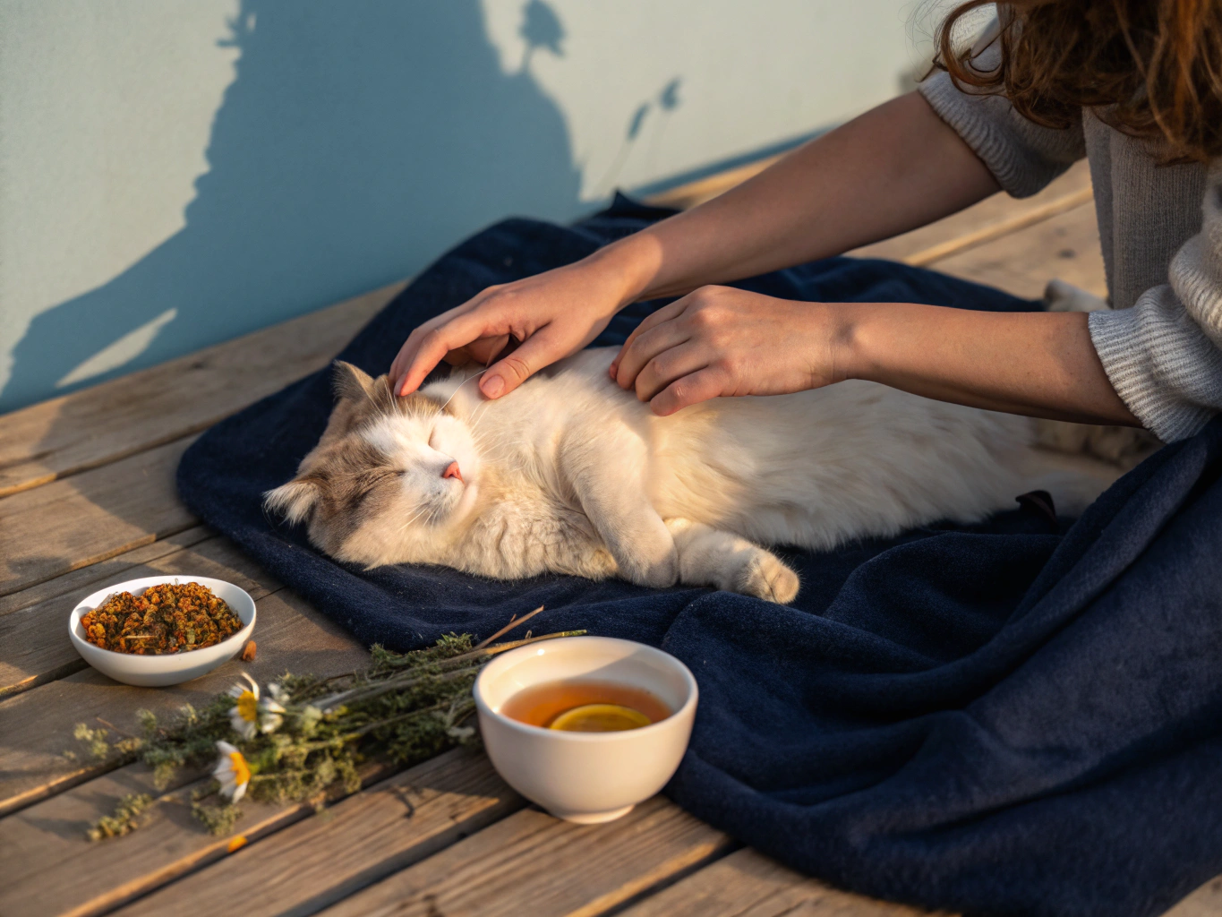 Gentle Abdominal Massage to Relieve Your Constipated Cat